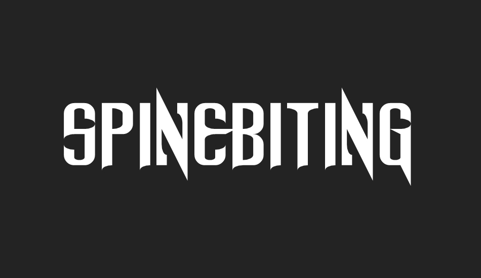 spinebiting font big