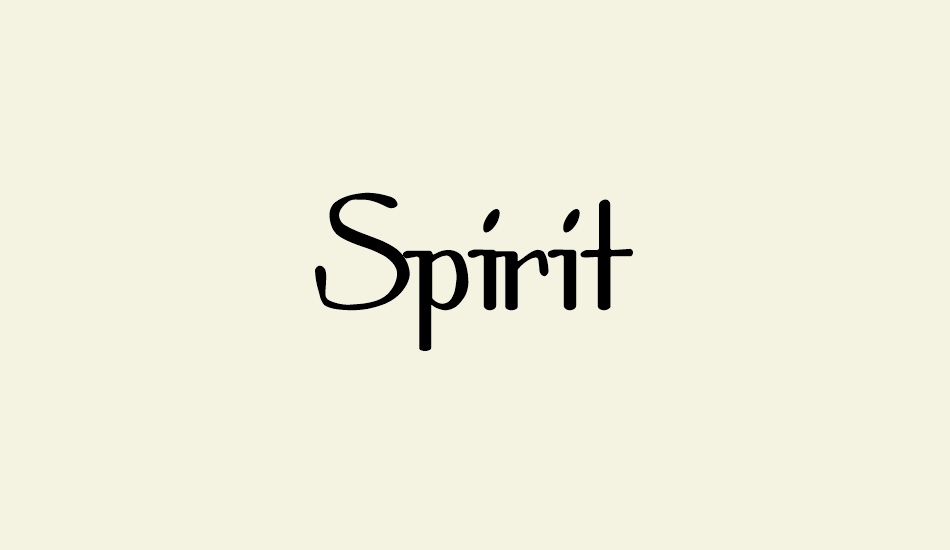 spirit font big