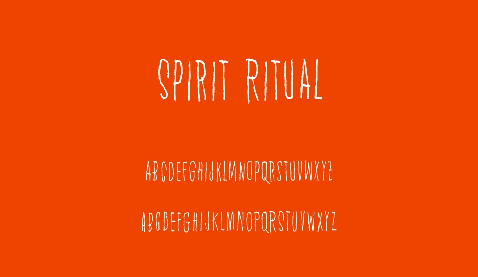 spirit-ritual font