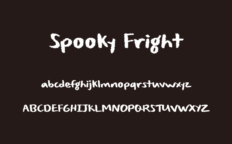 Spooky Fright font