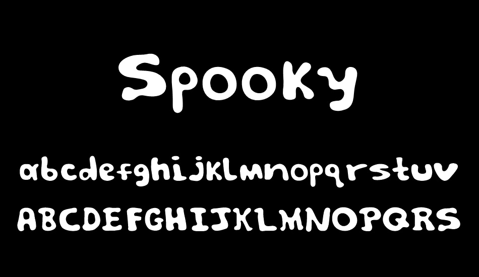 spooky font