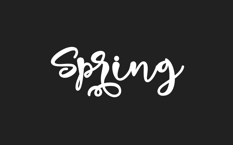 Spring Sunshine font big