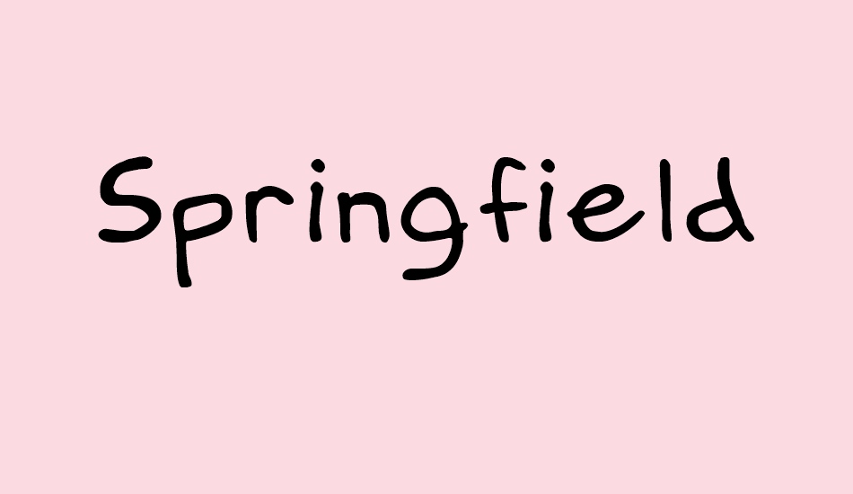 springfield-cartoon font big