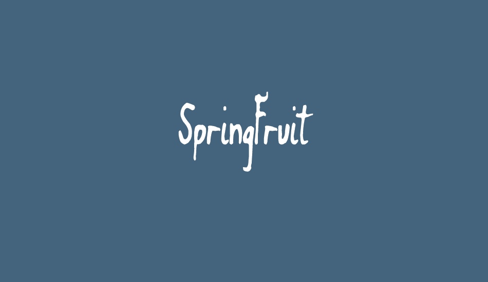 springfruit font big