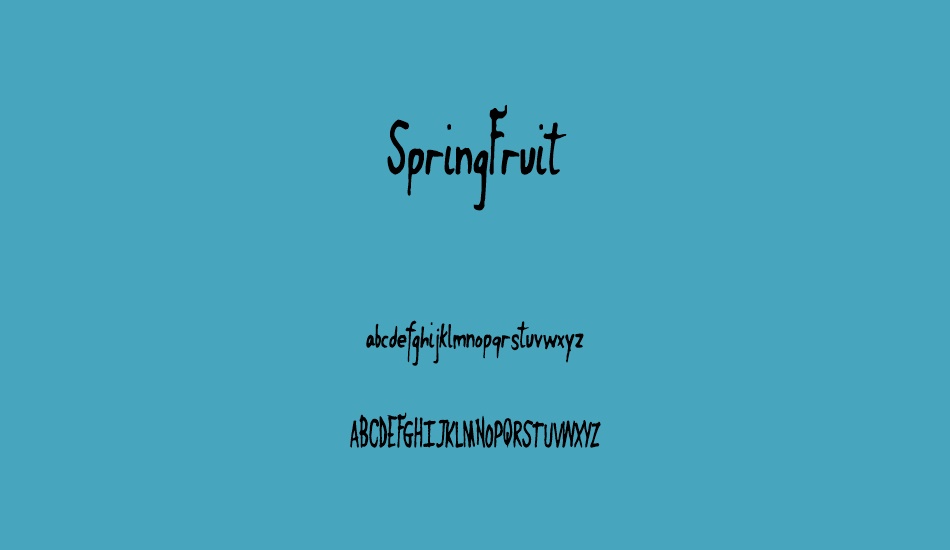 springfruit font