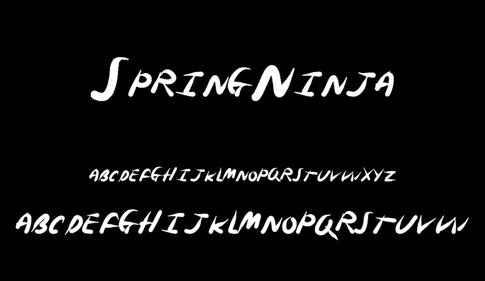 springninja font