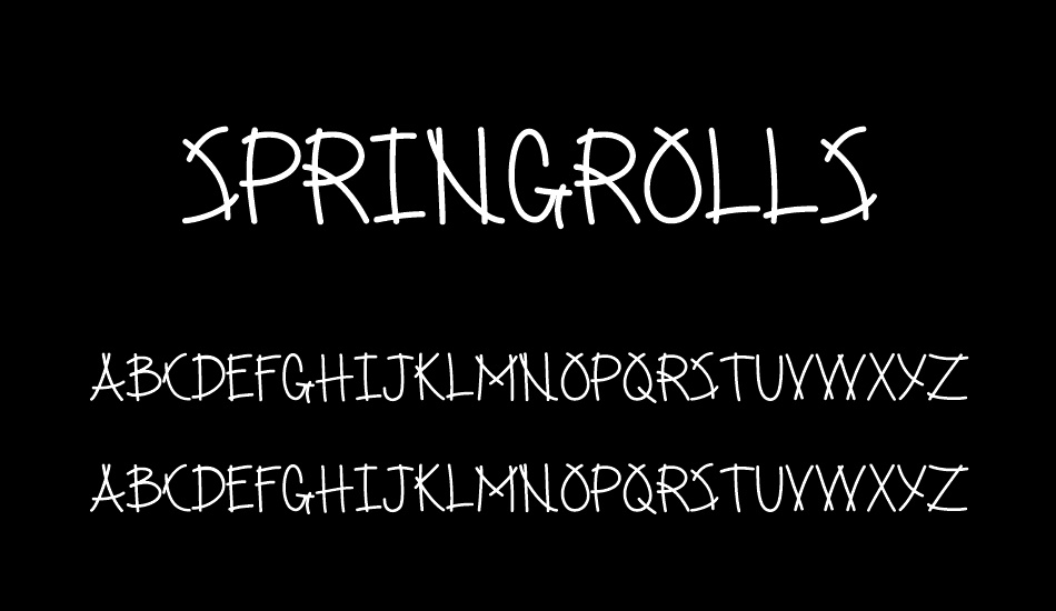 springrolls font