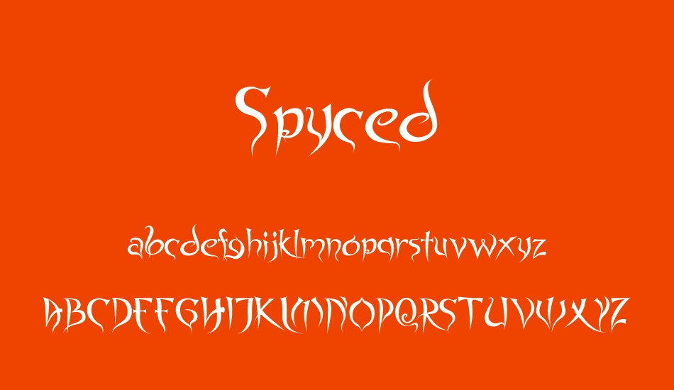 spyced font