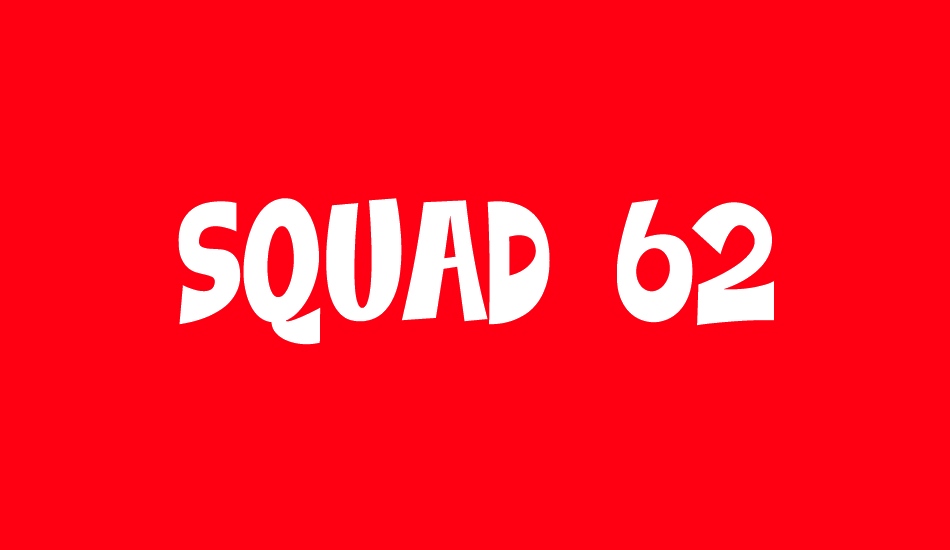 squad-62 font big