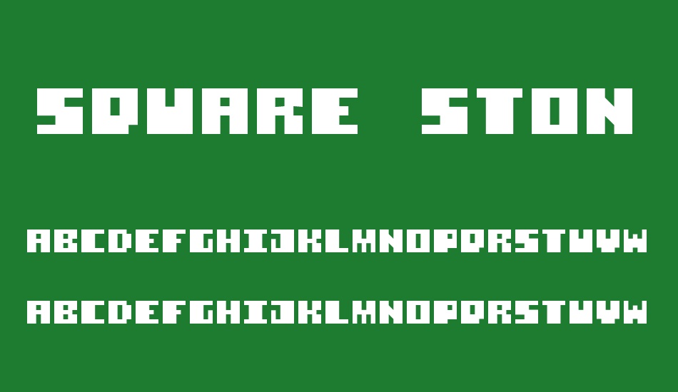 square-stone-7 font