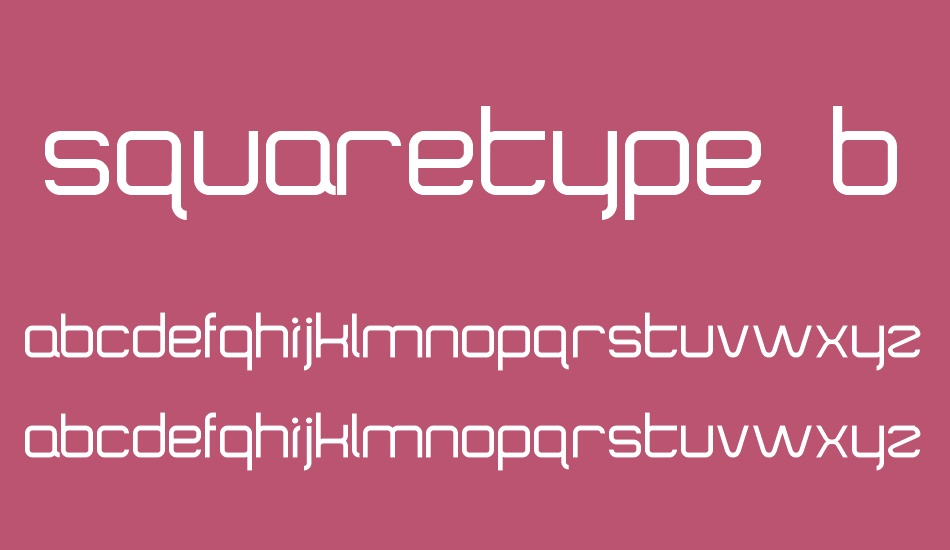 squaretype-b font