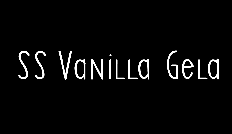 ss-vanilla-gelato font big