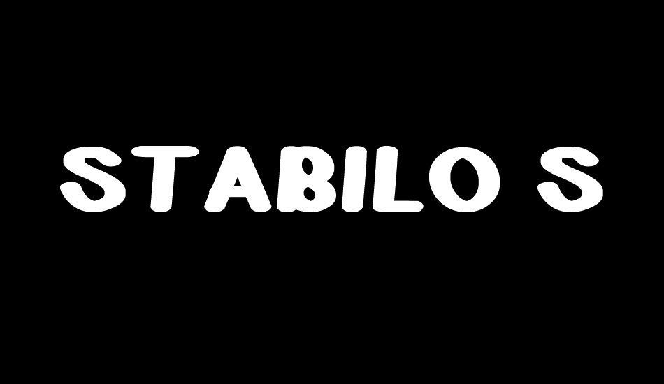 stabılo-spidol font big