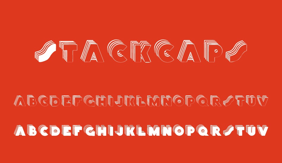 stackcaps font