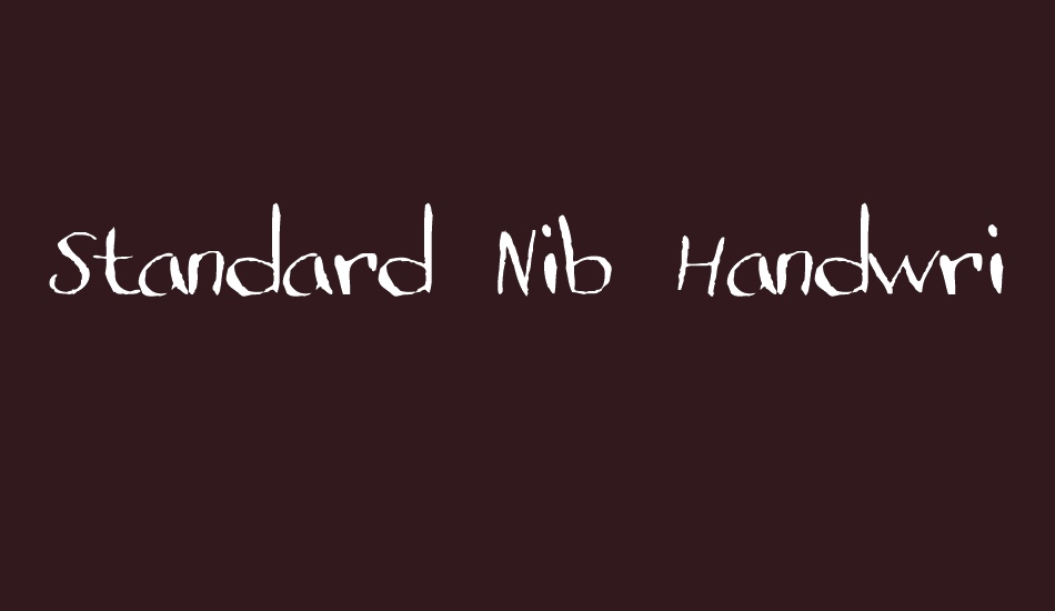 standard-nib-handwritten- font big