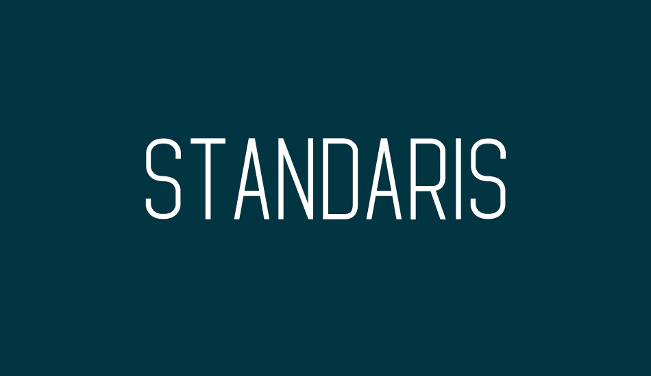 standaris font big