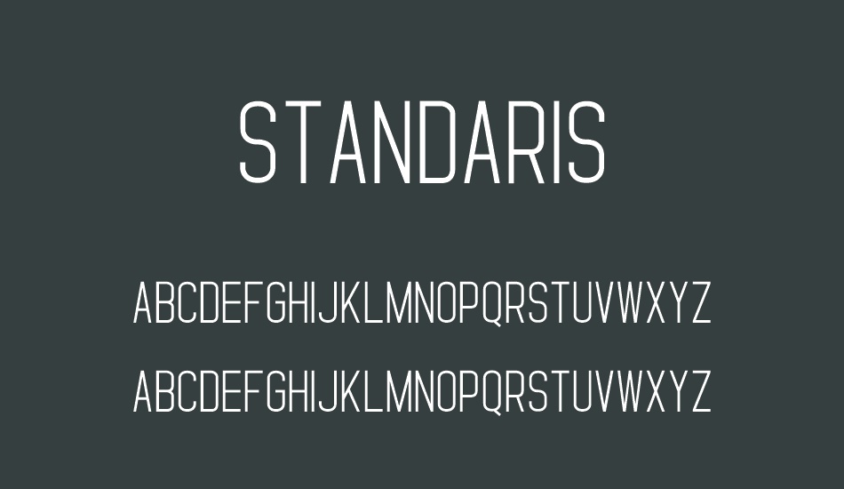 standaris font