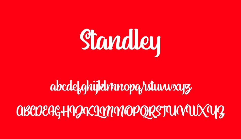 standley font