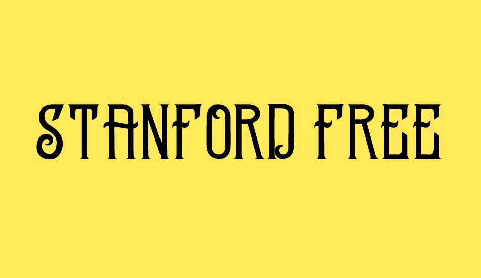 stanford-free font big