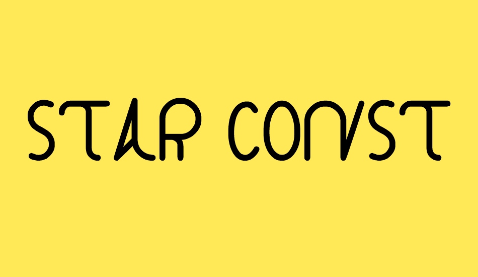 star-constellation font big