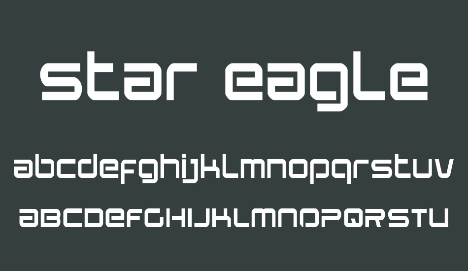 star-eagle font