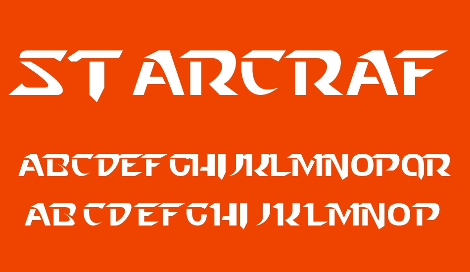 starcraft font