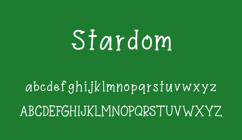 stardom font