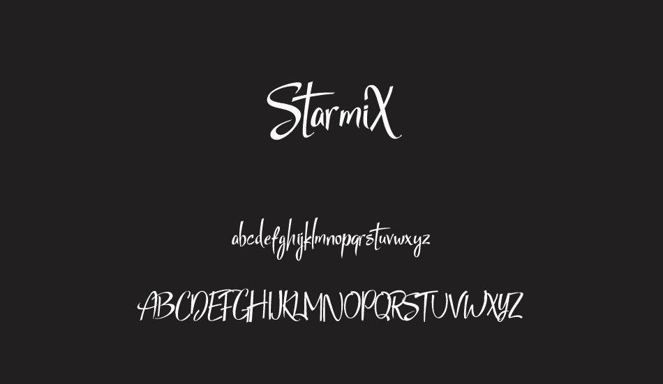 starmix font