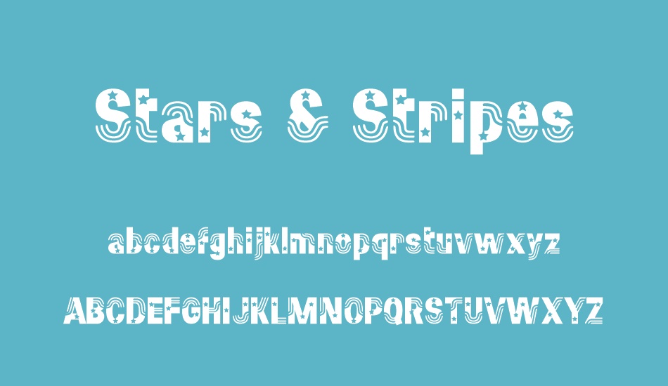 Stars & Stripes free font