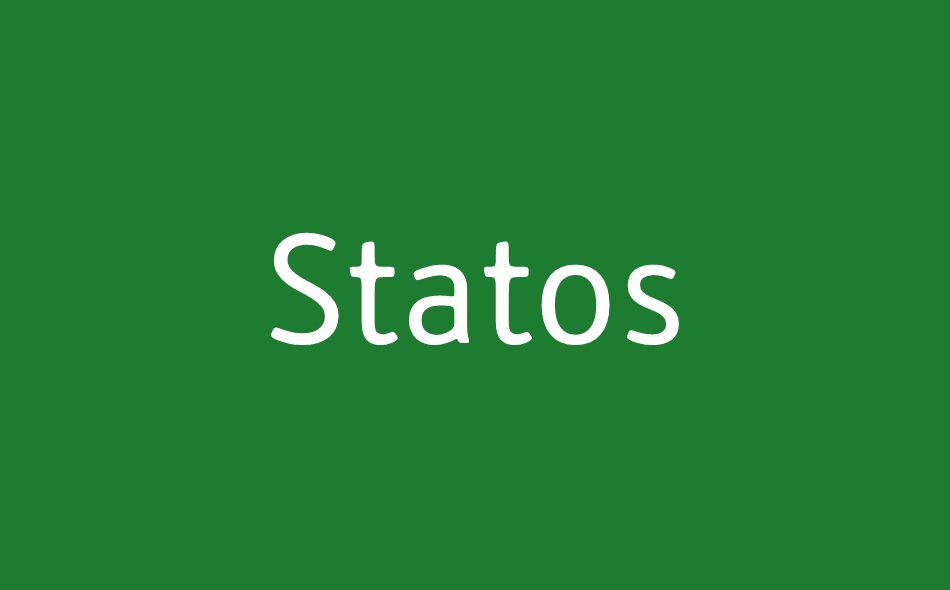 Statos font big