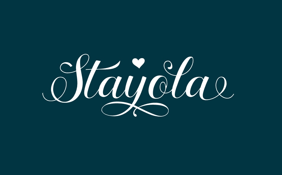 Stayola font big