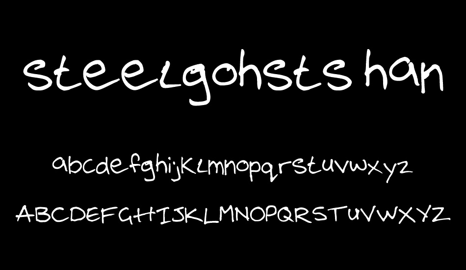 steelgohsts-handwriting font