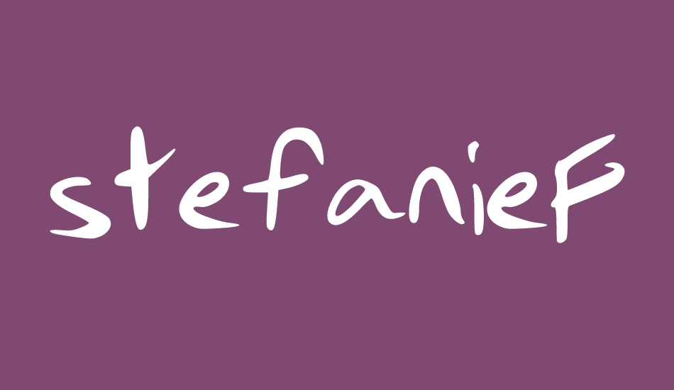 stefaniefont font big