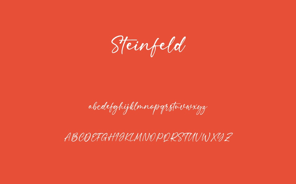 Steinfeld font