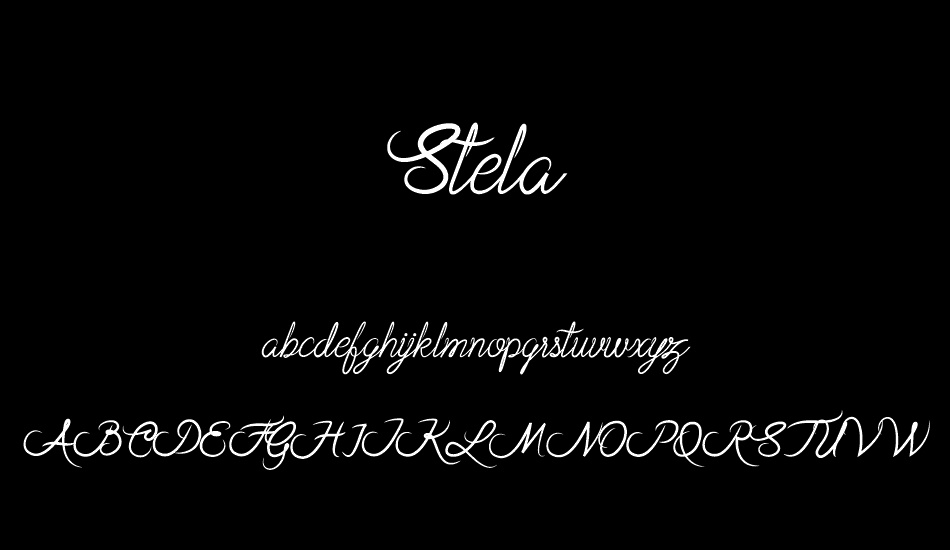 stela font