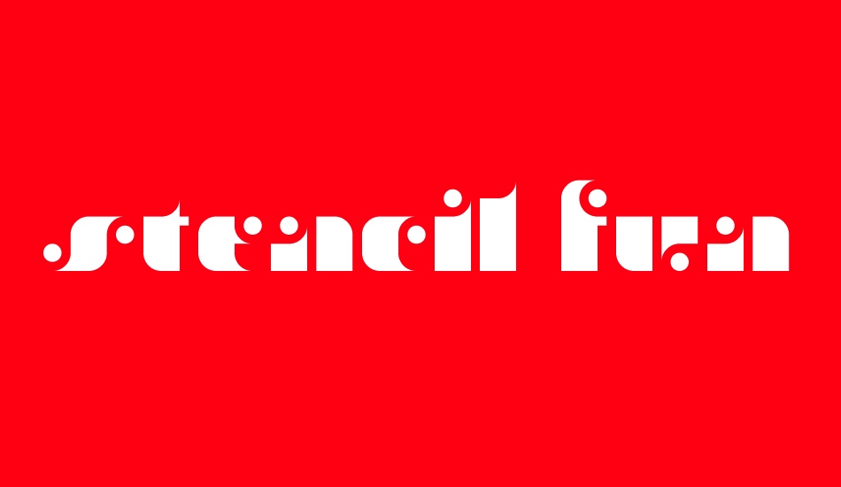 stencil-funk font big