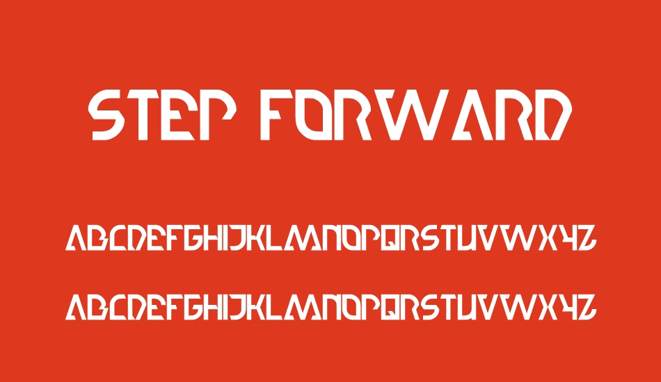 step-forward font