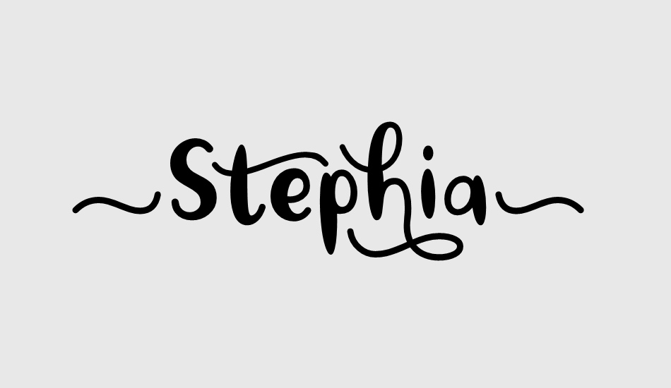 stephia font big