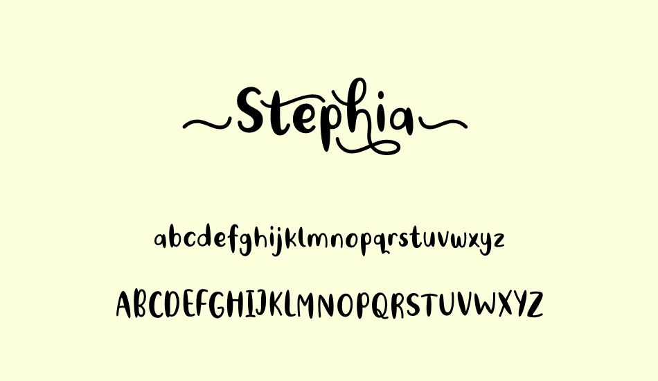 stephia font