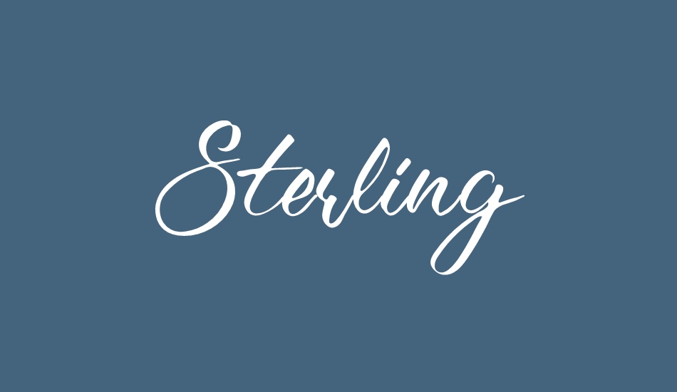 sterling-free font big