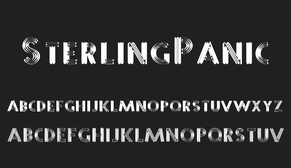 sterlingpanic font