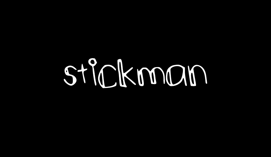 stickman font big