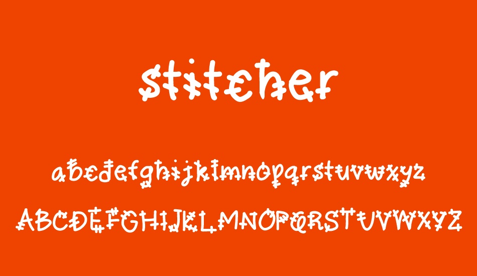 stitcher font