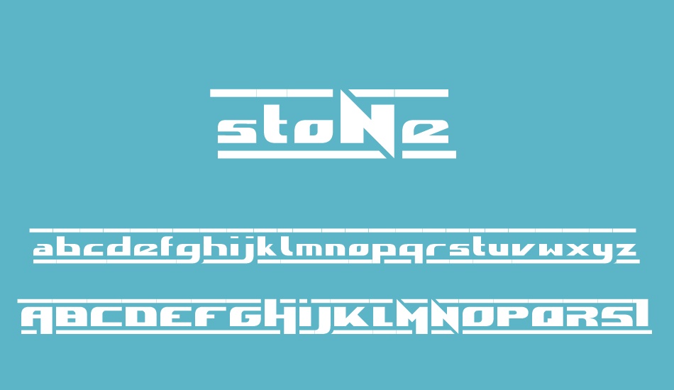 stone font