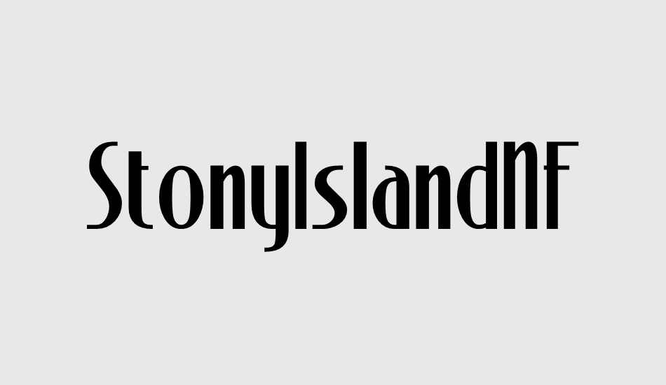 stonyıslandnf font big