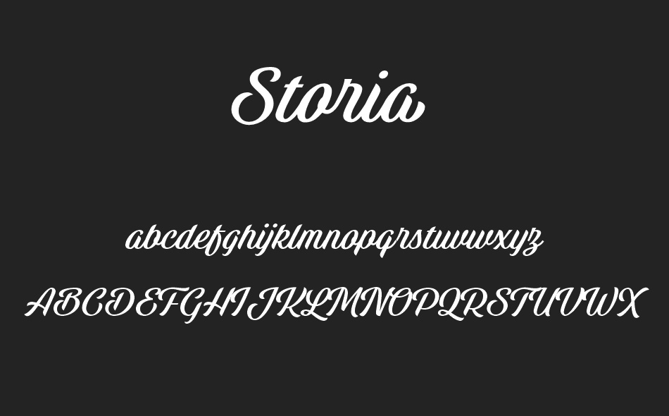 Storia font