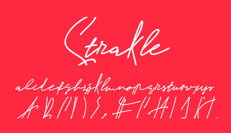 strakle font