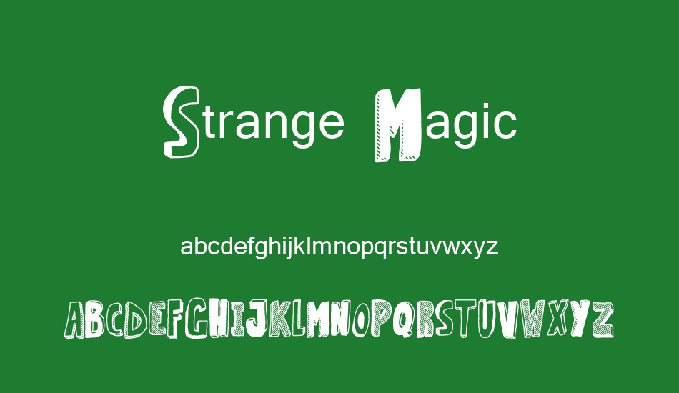 strange-magic font