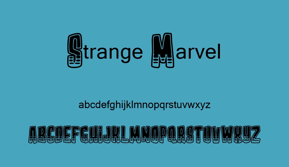 strange-marvel font