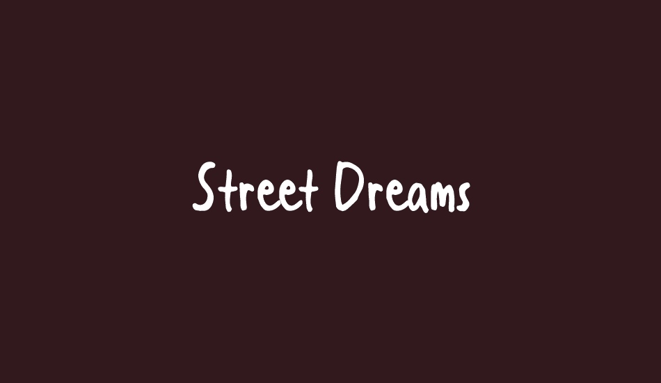 street-dreams font big